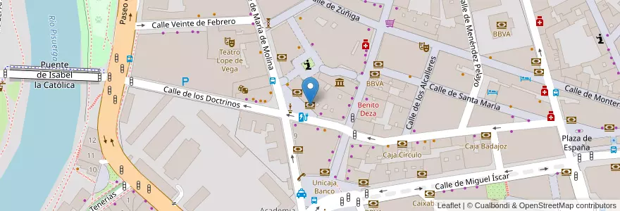 Mapa de ubicacion de CaixaBank en İspanya, Castilla Y León, Valladolid, Valladolid.