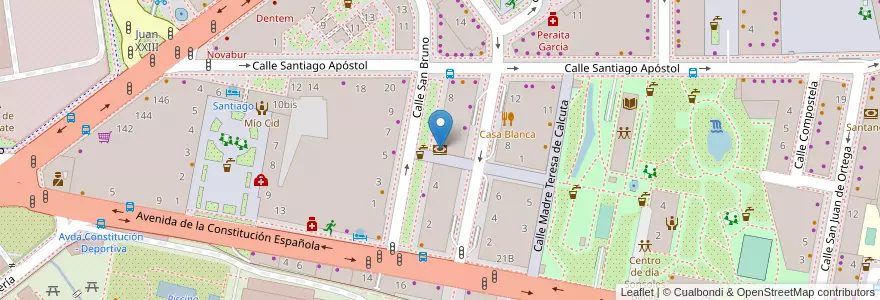 Mapa de ubicacion de Caixabank en Spagna, Castilla Y León, Burgos, Alfoz De Burgos, Burgos.