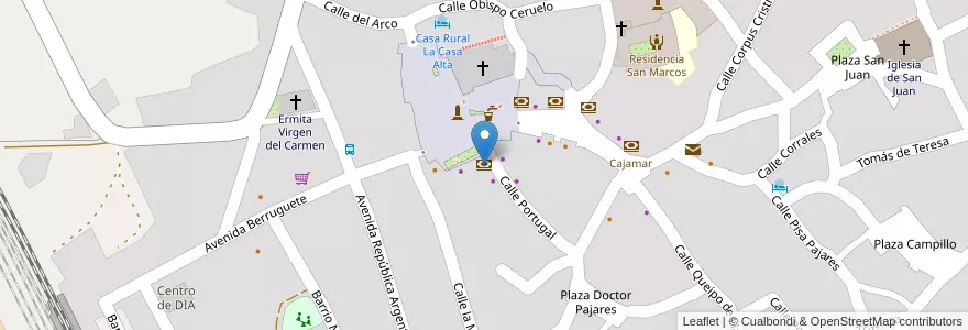 Mapa de ubicacion de Caixabank en スペイン, カスティーリャ・イ・レオン州, Palencia, Campos, Paredes De Nava.