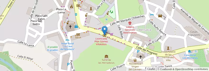 Mapa de ubicacion de CaixaBank en スペイン, カスティーリャ・イ・レオン州, Burgos, Las Merindades, Espinosa De Los Monteros.