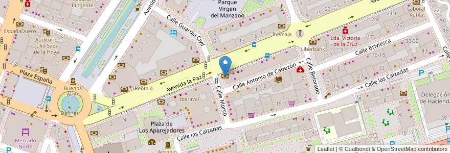 Mapa de ubicacion de Caixabank en Sepanyol, Castilla Y León, Burgos, Alfoz De Burgos, Burgos.
