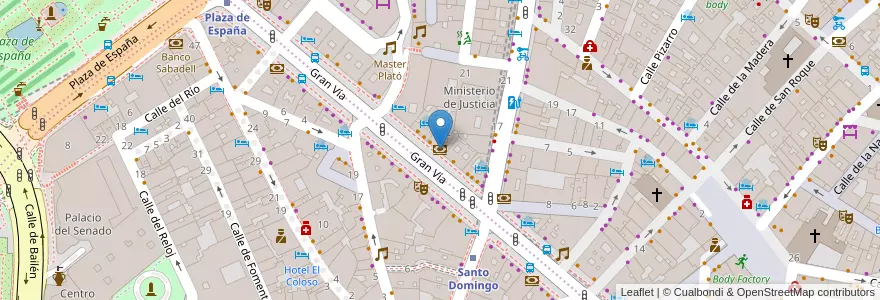 Mapa de ubicacion de CaixaBank en Испания, Мадрид, Мадрид, Área Metropolitana De Madrid Y Corredor Del Henares, Мадрид.