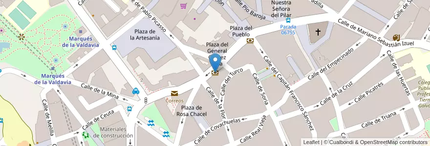 Mapa de ubicacion de Caixabank en スペイン, マドリード州, Comunidad De Madrid, Área Metropolitana De Madrid Y Corredor Del Henares, Alcobendas.