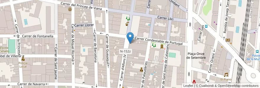 Mapa de ubicacion de Caixabank en Испания, Каталония, Барселона, Вальес-Орьенталь, Granollers.