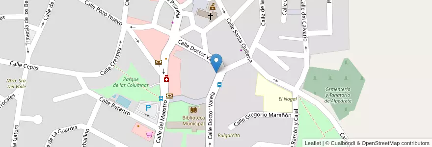 Mapa de ubicacion de Caixabank en إسبانيا, منطقة مدريد, منطقة مدريد, Cuenca Del Guadarrama, Alpedrete.