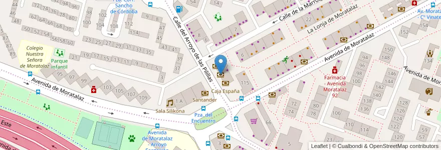 Mapa de ubicacion de Caixabank en 西班牙, Comunidad De Madrid, Comunidad De Madrid, Área Metropolitana De Madrid Y Corredor Del Henares, Madrid.