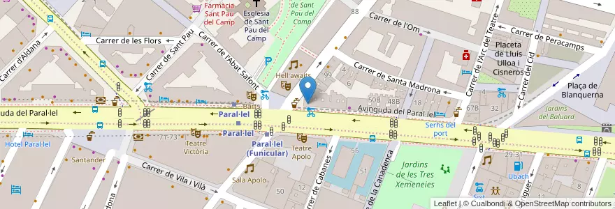 Mapa de ubicacion de Caixabank en Spagna, Catalunya, Barcelona, Barcelonès, Barcelona.