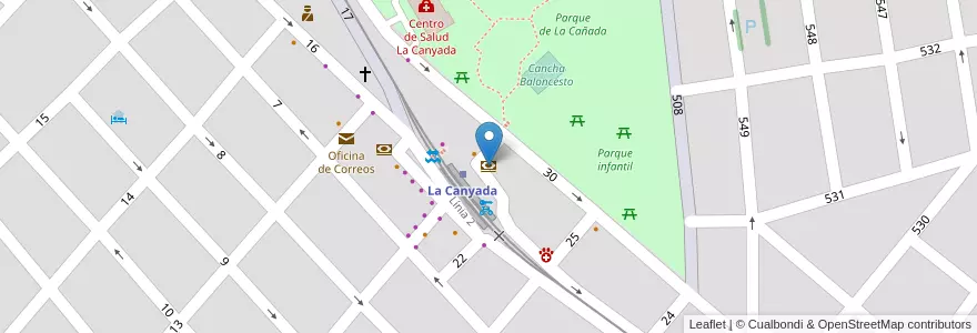 Mapa de ubicacion de Caixabank en スペイン, バレンシア州, València / Valencia, L'Horta Oest, Paterna.
