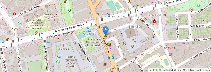Mapa de ubicacion de Caixabank en Espanha, Castela E Leão, Burgos, Alfoz De Burgos, Burgos.