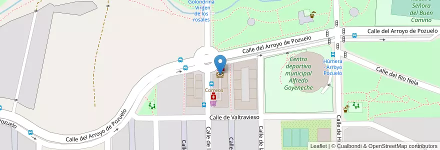 Mapa de ubicacion de CaixaBank Empresas en Spanien, Autonome Gemeinschaft Madrid, Autonome Gemeinschaft Madrid, Área Metropolitana De Madrid Y Corredor Del Henares, Madrid.