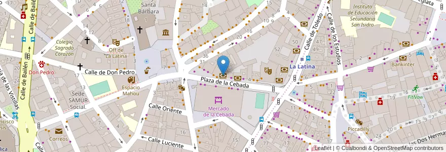 Mapa de ubicacion de Caja Duero en Spain, Community Of Madrid, Community Of Madrid, Área Metropolitana De Madrid Y Corredor Del Henares, Madrid.