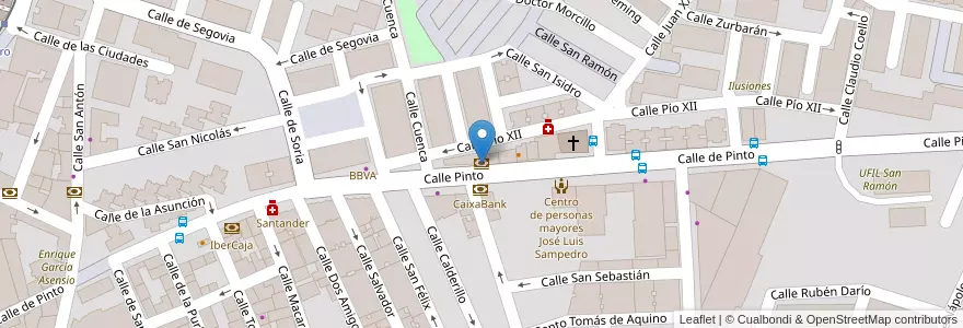 Mapa de ubicacion de Cajamar en إسبانيا, منطقة مدريد, منطقة مدريد, Área Metropolitana De Madrid Y Corredor Del Henares, بارلا.