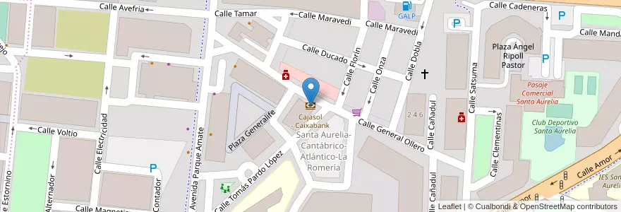 Mapa de ubicacion de Cajasol - Caixabank en إسبانيا, أندلوسيا, إشبيلية, إشبيلية.