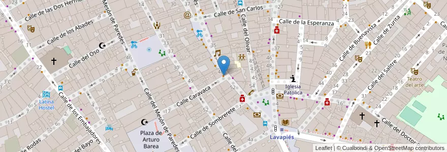 Mapa de ubicacion de Calcuta en Испания, Мадрид, Мадрид, Área Metropolitana De Madrid Y Corredor Del Henares, Мадрид.