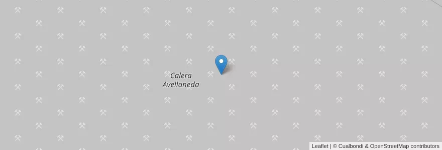 Mapa de ubicacion de Calera Avellaneda en Argentina, Buenos Aires, Partido De Olavarría.