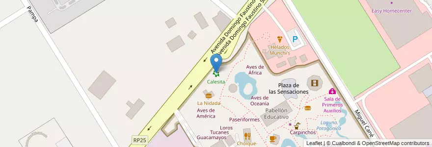 Mapa de ubicacion de Calesita en アルゼンチン, ブエノスアイレス州, Partido De Escobar, Belén De Escobar.