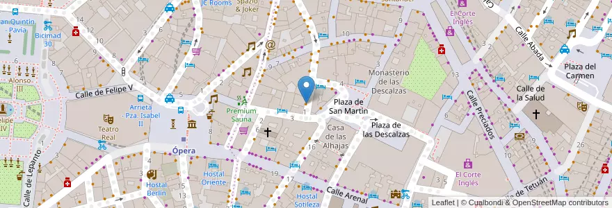 Mapa de ubicacion de Califa en Espanha, Comunidade De Madrid, Comunidade De Madrid, Área Metropolitana De Madrid Y Corredor Del Henares, Madrid.