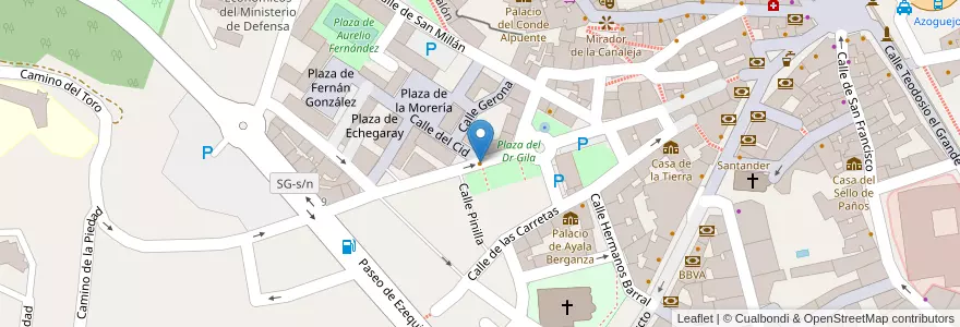 Mapa de ubicacion de California Bar Restaurant en Sepanyol, Castilla Y León, Segovia, Segovia.