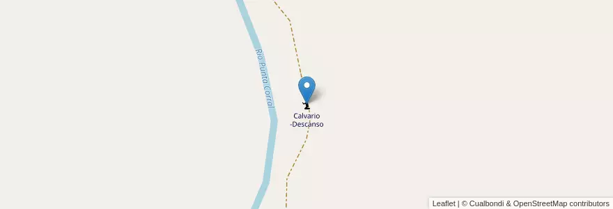 Mapa de ubicacion de Calvario -Descanso en アルゼンチン, フフイ州, Departamento Tumbaya, Municipio De Tumbaya.