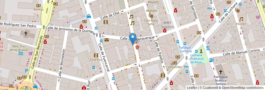Mapa de ubicacion de Calvin's en Испания, Мадрид, Мадрид, Área Metropolitana De Madrid Y Corredor Del Henares, Мадрид.