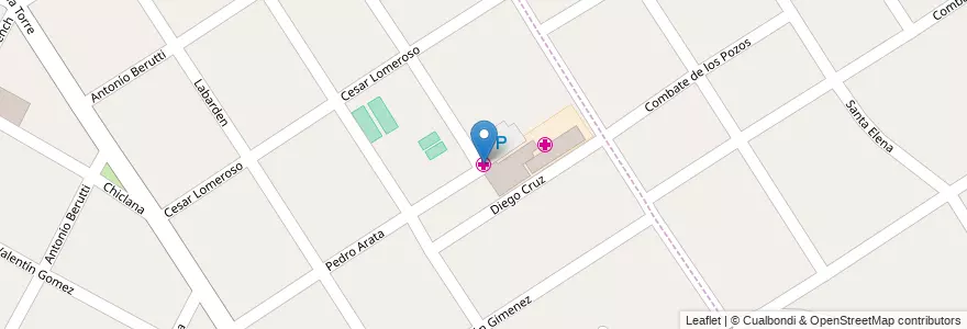 Mapa de ubicacion de Camara Hiperbarica en Arjantin, Buenos Aires, Partido Del Pilar, Del Viso.