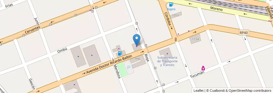 Mapa de ubicacion de Camfa S.A. en Argentinien, Provinz Buenos Aires, Partido De Merlo, Merlo.