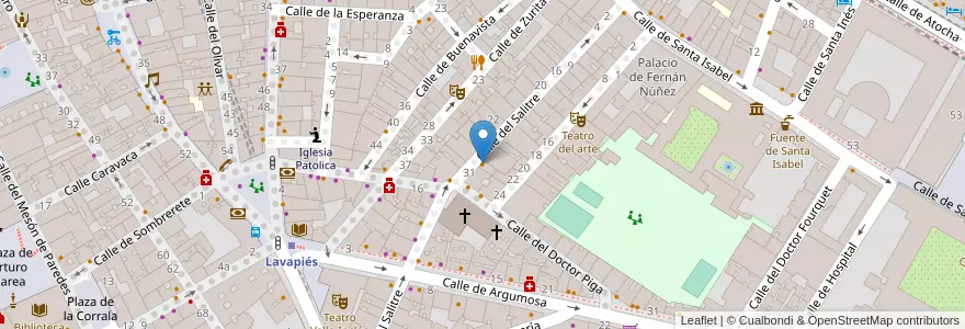 Mapa de ubicacion de Caminito en إسبانيا, منطقة مدريد, منطقة مدريد, Área Metropolitana De Madrid Y Corredor Del Henares, مدريد.