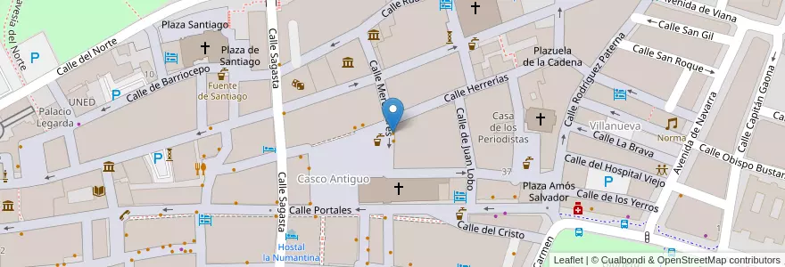Mapa de ubicacion de Camino Vegano en Испания, Риоха, Риоха, Логронья.