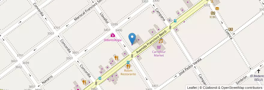 Mapa de ubicacion de Camiones, Villa Devoto en Argentinië, Ciudad Autónoma De Buenos Aires, Buenos Aires, Comuna 11.