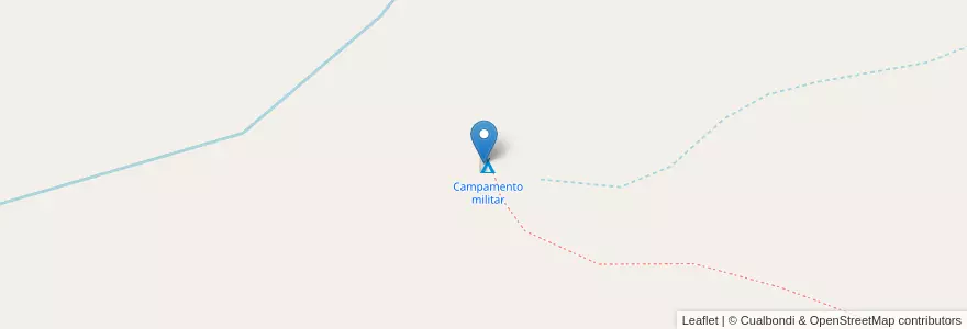 Mapa de ubicacion de Campamento militar en アルゼンチン, フフイ州, Departamento Doctor Manuel Belgrano, Municipio De Yala.