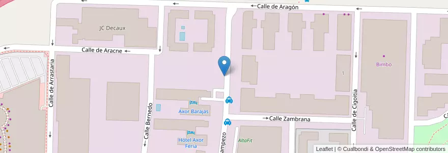Mapa de ubicacion de CAMPEZO, CALLE, DE,S/N en Испания, Мадрид, Мадрид, Área Metropolitana De Madrid Y Corredor Del Henares, Мадрид.
