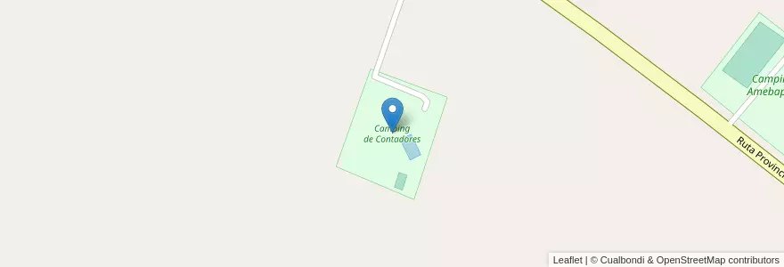 Mapa de ubicacion de Camping de Contadores en アルゼンチン, ラ・リオハ州, Departamento Chilecito.