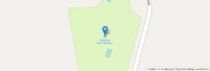 Mapa de ubicacion de Camping Don Venancio en Аргентина, Чили, Мендоса, Departamento Tunuyán, Distrito Los Chacales.