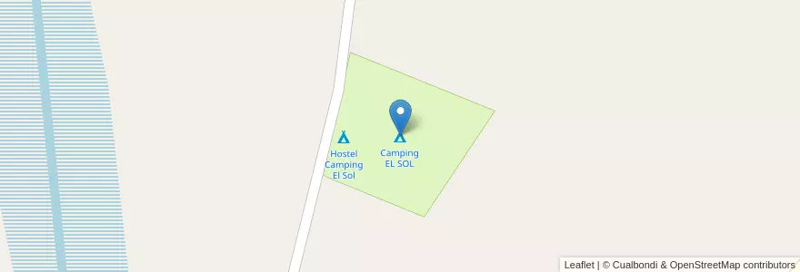 Mapa de ubicacion de Camping EL SOL en Arjantin, Catamarca, Departamento Santa María, Municipio De Santa María.