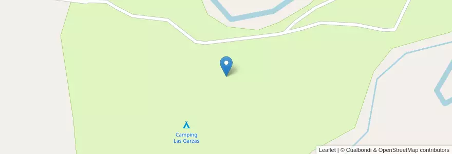 Mapa de ubicacion de Camping Las Garzas en 아르헨티나, Santa Fe, Departamento General Obligado, Municipio De Las Garzas.
