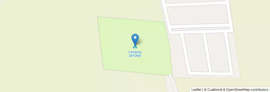Mapa de ubicacion de Camping SATSAID en Argentinië, Chili, Mendoza, Departamento Luján De Cuyo, Distrito Perdriel.
