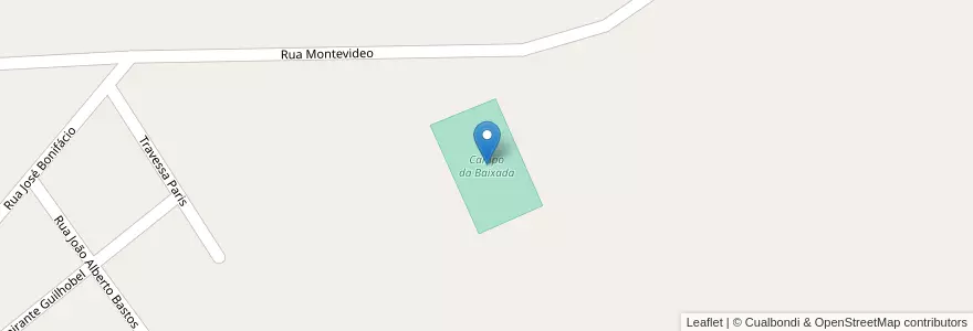 Mapa de ubicacion de Campo da Baixada en ブラジル, 南部地域, リオグランデ・ド・スル, Região Geográfica Intermediária De Ijui, Região Geográfica Imediata De Santa Rosa, Porto Lucena.