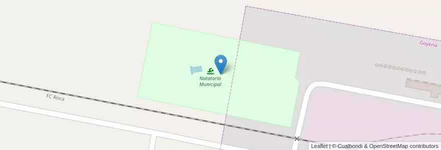 Mapa de ubicacion de Campo de Activididad Fogón el Cencerro en アルゼンチン, ブエノスアイレス州, Partido De Saavedra.