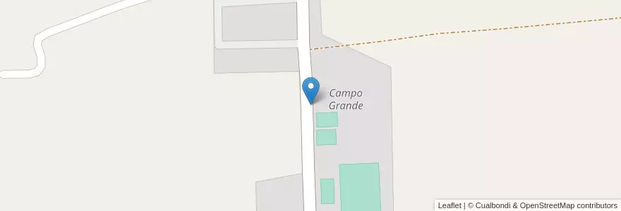 Mapa de ubicacion de Campo Grande en Bermejo.