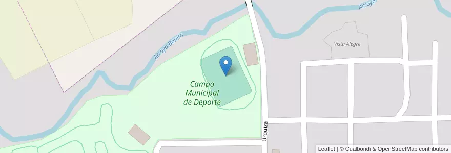 Mapa de ubicacion de Campo Municipal de Deportes en Argentine, Misiones, Departamento Montecarlo, Municipio De Montecarlo, Montecarlo.