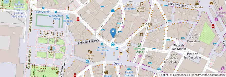 Mapa de ubicacion de CAMPOMANES, CALLE, DE,1 en Испания, Мадрид, Мадрид, Área Metropolitana De Madrid Y Corredor Del Henares, Мадрид.