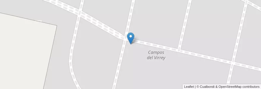 Mapa de ubicacion de Campos del Virrey en الأرجنتين, Córdoba, Departamento Santa María, Pedanía Lagunilla, Comuna De Villa Parque Santa Ana.