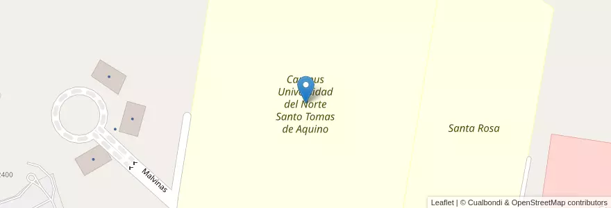 Mapa de ubicacion de Campus Universidad del Norte Santo Tomas de Aquino en الأرجنتين, Tucumán, Departamento Yerba Buena, Yerba Buena.