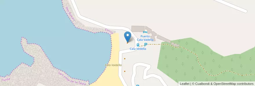 Mapa de ubicacion de Can Jaume en スペイン, バレアレス諸島, España (Mar Territorial), バレアレス諸島, Eivissa, Sant Josep De Sa Talaia.