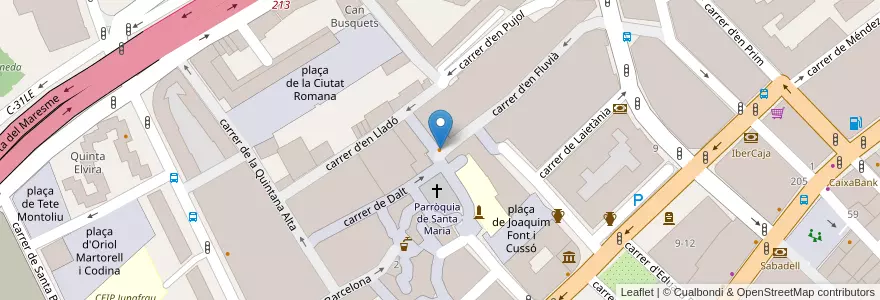 Mapa de ubicacion de Can Joan Bar en İspanya, Catalunya, Barcelona, Barcelonès, Badalona.