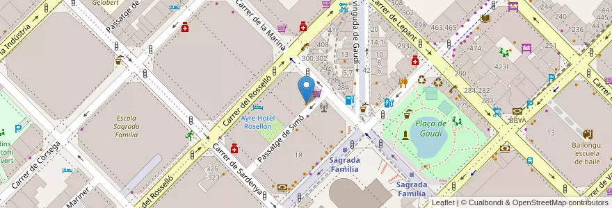 Mapa de ubicacion de Can Pizza en Spanje, Catalonië, Barcelona, Barcelonès, Barcelona.