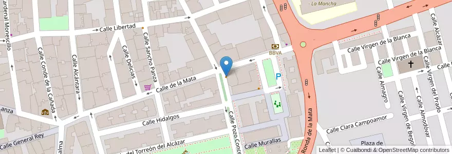 Mapa de ubicacion de CAÑAS Y TAPAS en スペイン, カスティーリャ＝ラ・マンチャ州, Ciudad Real, Campo De Calatrava, Ciudad Real.