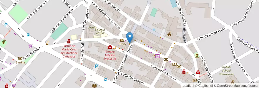 Mapa de ubicacion de Candela Bar Restaurante en Spagna, Comunidad De Madrid, Comunidad De Madrid, Área Metropolitana De Madrid Y Corredor Del Henares, Villaviciosa De Odón.
