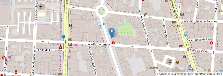Mapa de ubicacion de Canister en Испания, Мадрид, Мадрид, Área Metropolitana De Madrid Y Corredor Del Henares, Мадрид.
