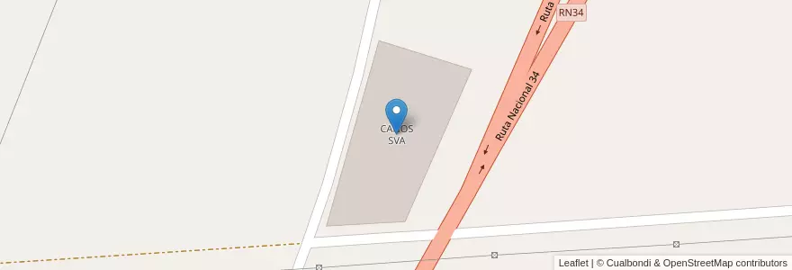 Mapa de ubicacion de CAÑOS SVA en Argentinië, Jujuy, Departamento El Carmen, Municipio De Puesto Viejo.